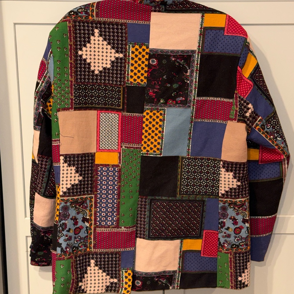 Vintage Patchwork Blazer Jacket | Boho Quilted St… - image 5